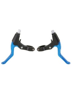 Cantilever Alloy Brake Lever Set 228-AD Black/Blue.